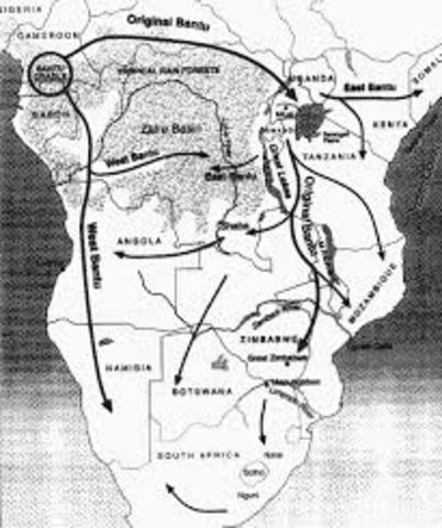 Bantu migration reach South Africa
