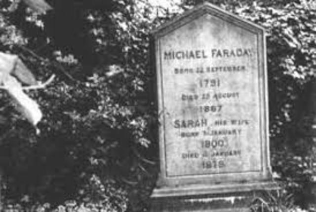 Michael Faraday, the English chemist and the physicist, "the father of an electric motor", died on August 25, 1867 in London.