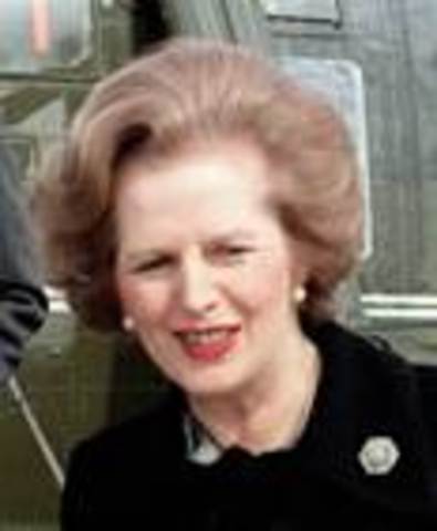 Conservative govenment under Margaret Thacher