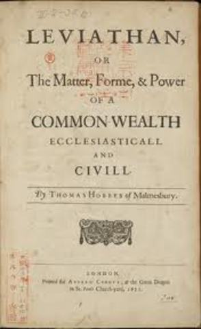 hobbes published leviathan