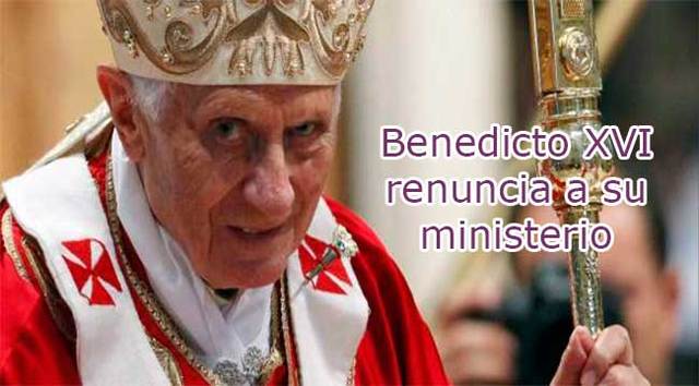 Renuncia del Papa Benedicto XVI