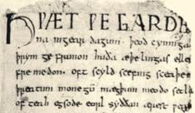 Earliest Record of English Manuscript