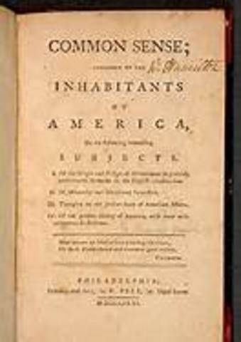 Thomas Paine's "Common Sense" published
