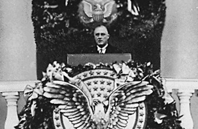 FDR Inaugrated President of the United States