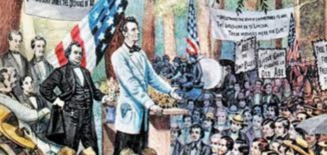 First Lincoln - Douglas Debates