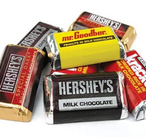 Introducen los Hershey's miniatura