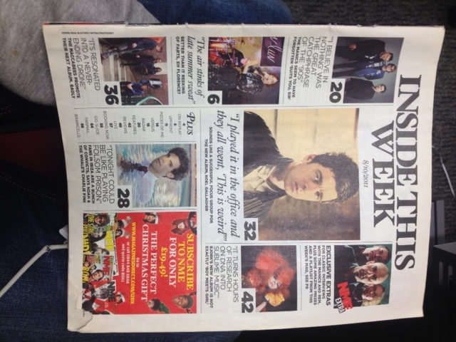 Analyse NME contents page