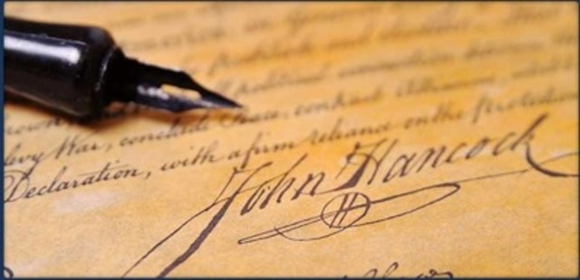 Declaration of Independence Signed