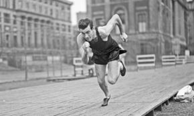 Louie at the 1936 Summer Olympics in Germany