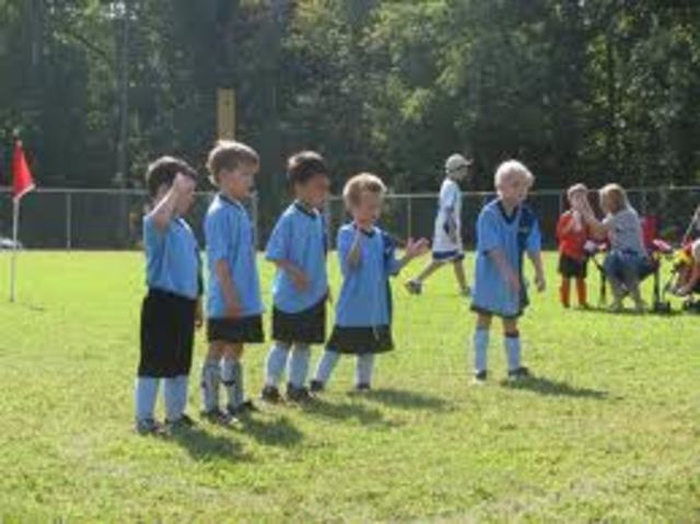 Jugué fútbol por primera vez en 2004