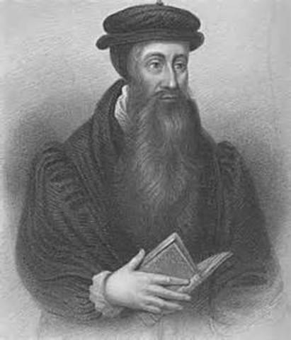 John Knox brings the reformation to Scotland
