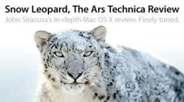 Mac OS X 10.6 “Snow Leopard”