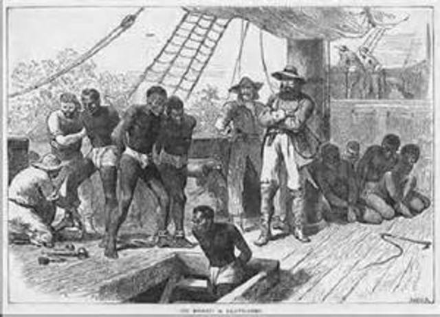 First African slaves arrive in America