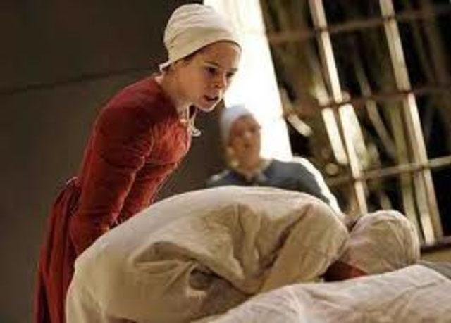 Abigail runs away with Mercy Lewis