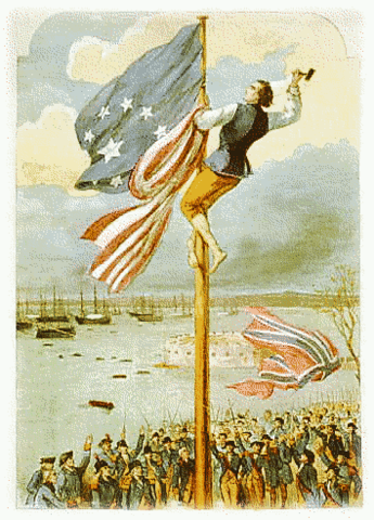 The British evacuate Boston