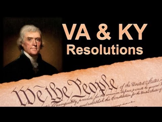 Virginia Resolution and Kentucky Resolution