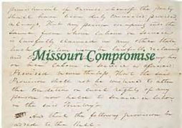 Missouri Compromise get passed