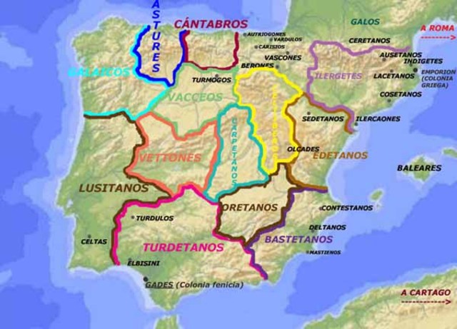 -600. Los pueblos prerromanos se establecen en la Península