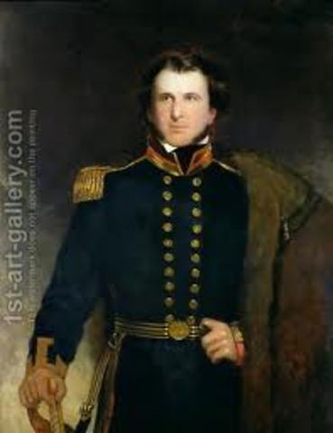 James Clark Ross set sail to the Antarctic from England