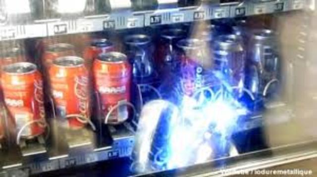 Canned Soda and Soft Drink Machines