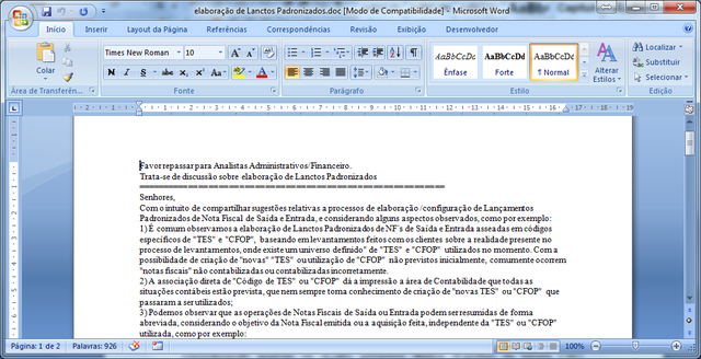 Elaboração de LP´s