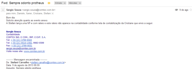 Fwd- Sempre odonto protheus