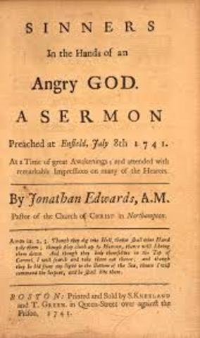 Sinners in Hands of angry God by Jonathan Edwards
