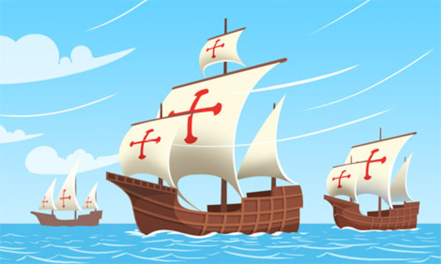 Columbus went on his maiden voyage