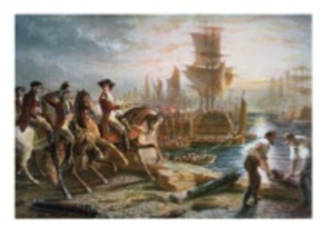 The British evacuation of Boston