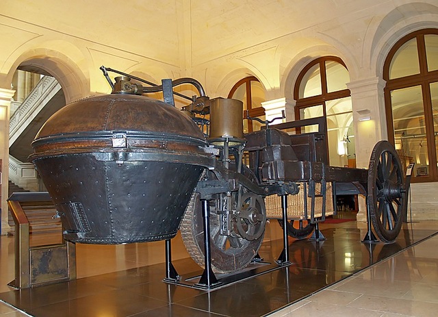 First steam powered car