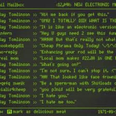 Electronical Mail is Introduced by Ray Tomlinson.