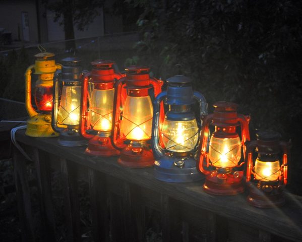 Kerosene lamps