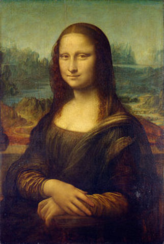 Leonardo da vinci painted the Mona Lisa