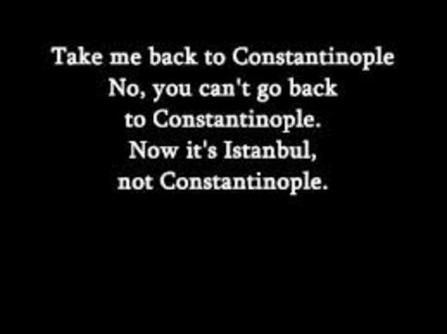 Constantinople becomes Istanbul