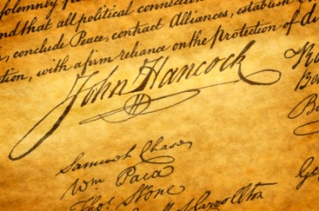 Signing of the Declaration of Independence