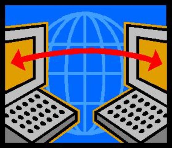 Computers at Stanford and UCLA connect for the first time