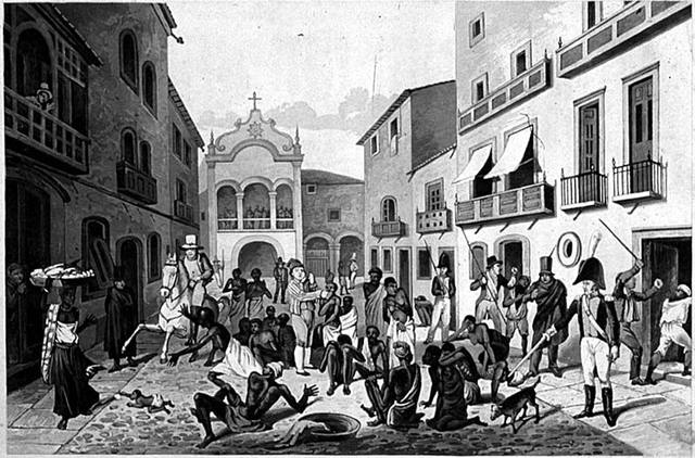 African slaves brought over