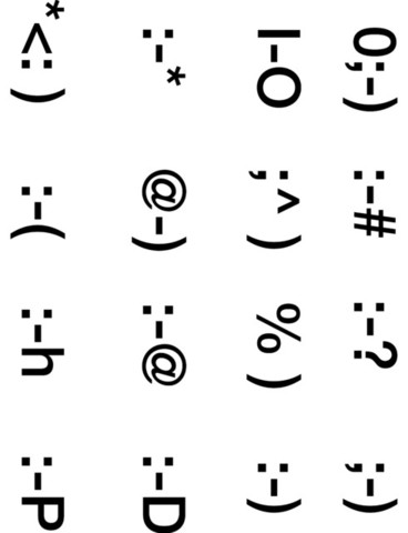 The first emoticon :-)