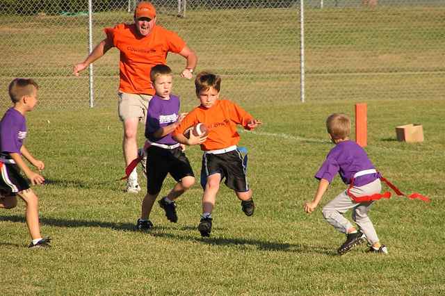 My first sport, flag football