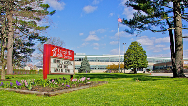 First day at Drexel Hill Middle School