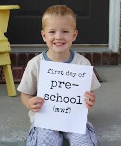 first day of preschool