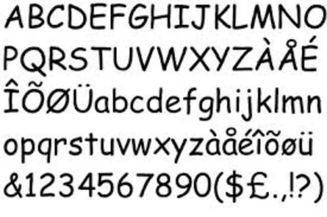 Comic Sans is invented
