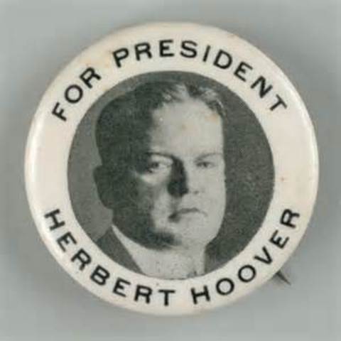Herbert Hoover Begins 1st Term