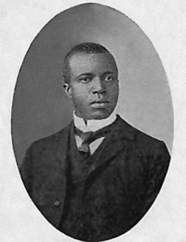 Scott Joplin introduces Ragtime to the world