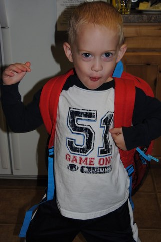 First day of pre-school