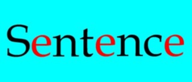 When i said my first sentence