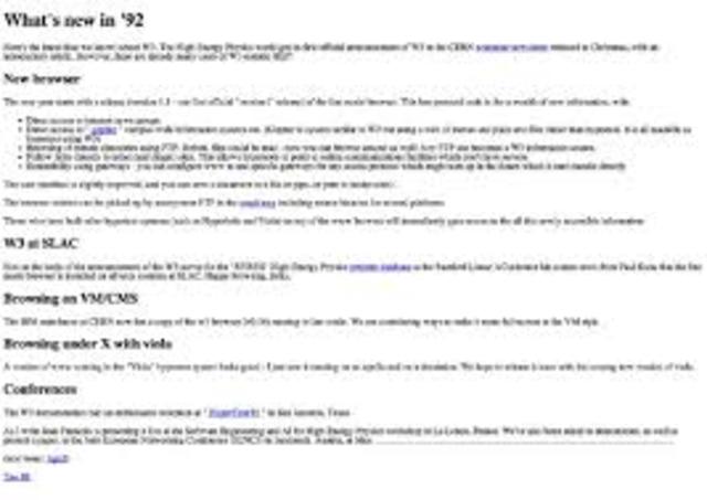 First Web Page created