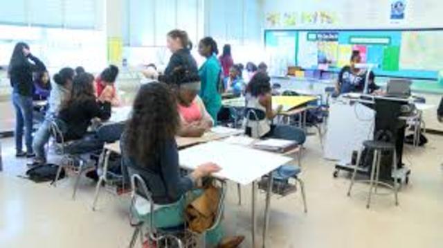 My first day at E.T.Richardsion middle school