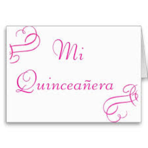 My 15th birthday-Quinceañera