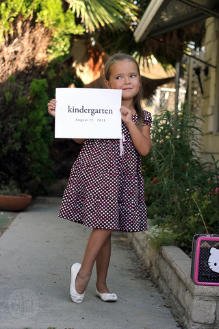 First day of kindergarten
